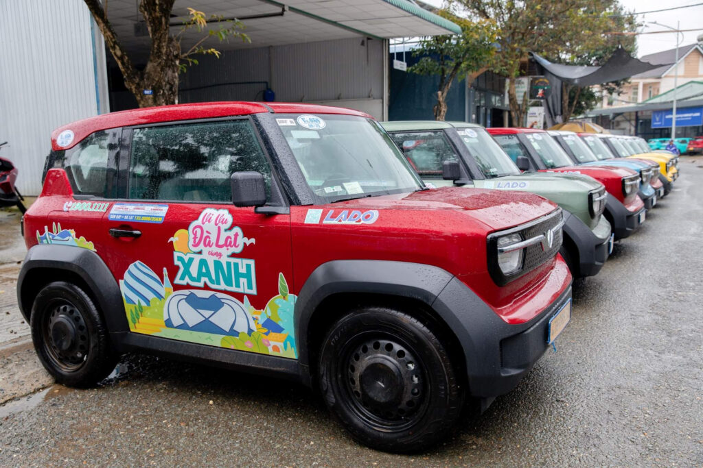 Đà Lạt có rất nhiều chiếc Taxi điện VF3