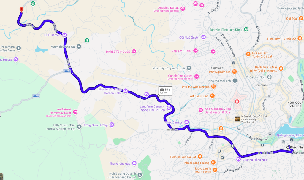 Đường tới Nông Trại Cún Puppy Farm