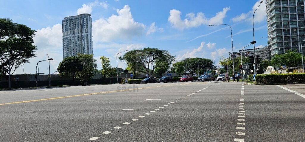 Đường xá ở Singapore rất sạch sẽ